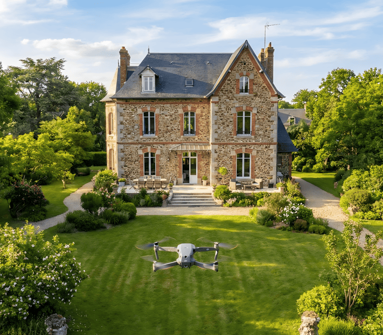Redonnez vie à votre maison avec le nettoyage par drone. Rapide, sécurisé et sans échafaudage en Seine-et-Marne, 93 et 94.