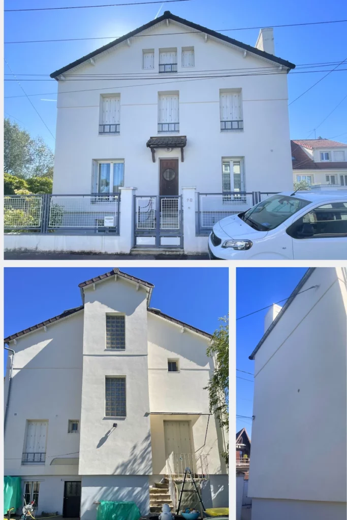 façade après nettoyage perche télescopique Tremblay-en-France